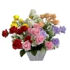 A realistic colored rose bouquet with petal pieces, specially designed Flowers rose decoration Item Picture
